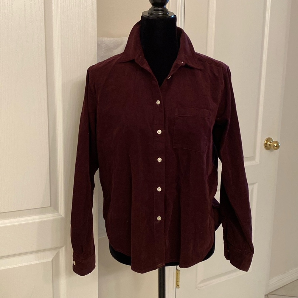 Wine …corduroy shirt